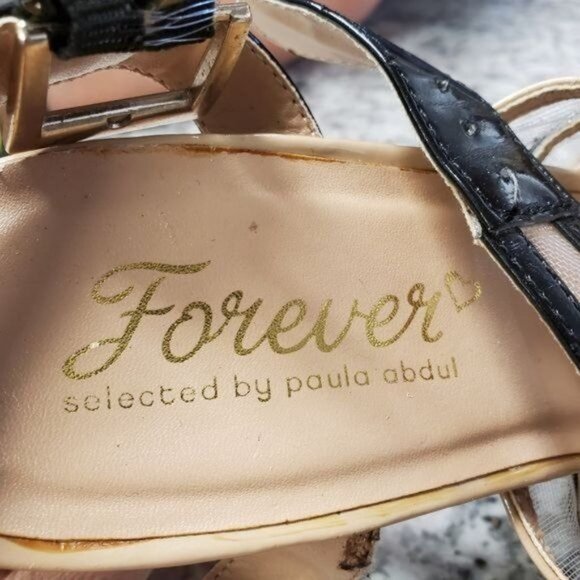 Forever Paula Abdul Heels Pumps Shoes Nude WOMEN'S WOMAN'S Size 9 - Picture 8 of 11